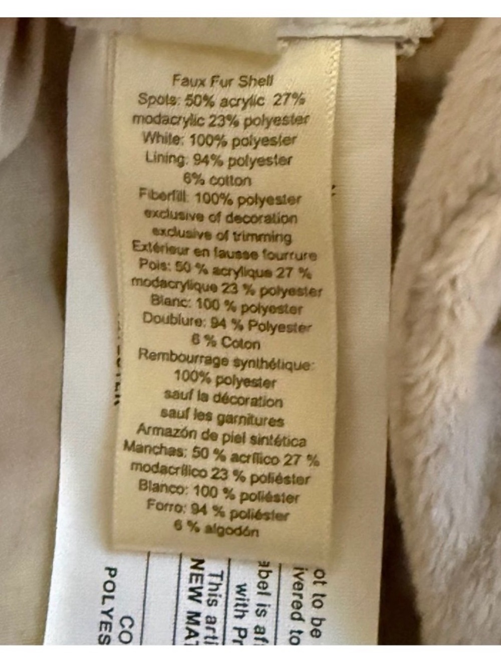 NEW POTTERY BARN KIDS Plush Woodland FAWN DEER Kids Costume SZ 0-6 MONTHS NWT - Picture 13 of 15